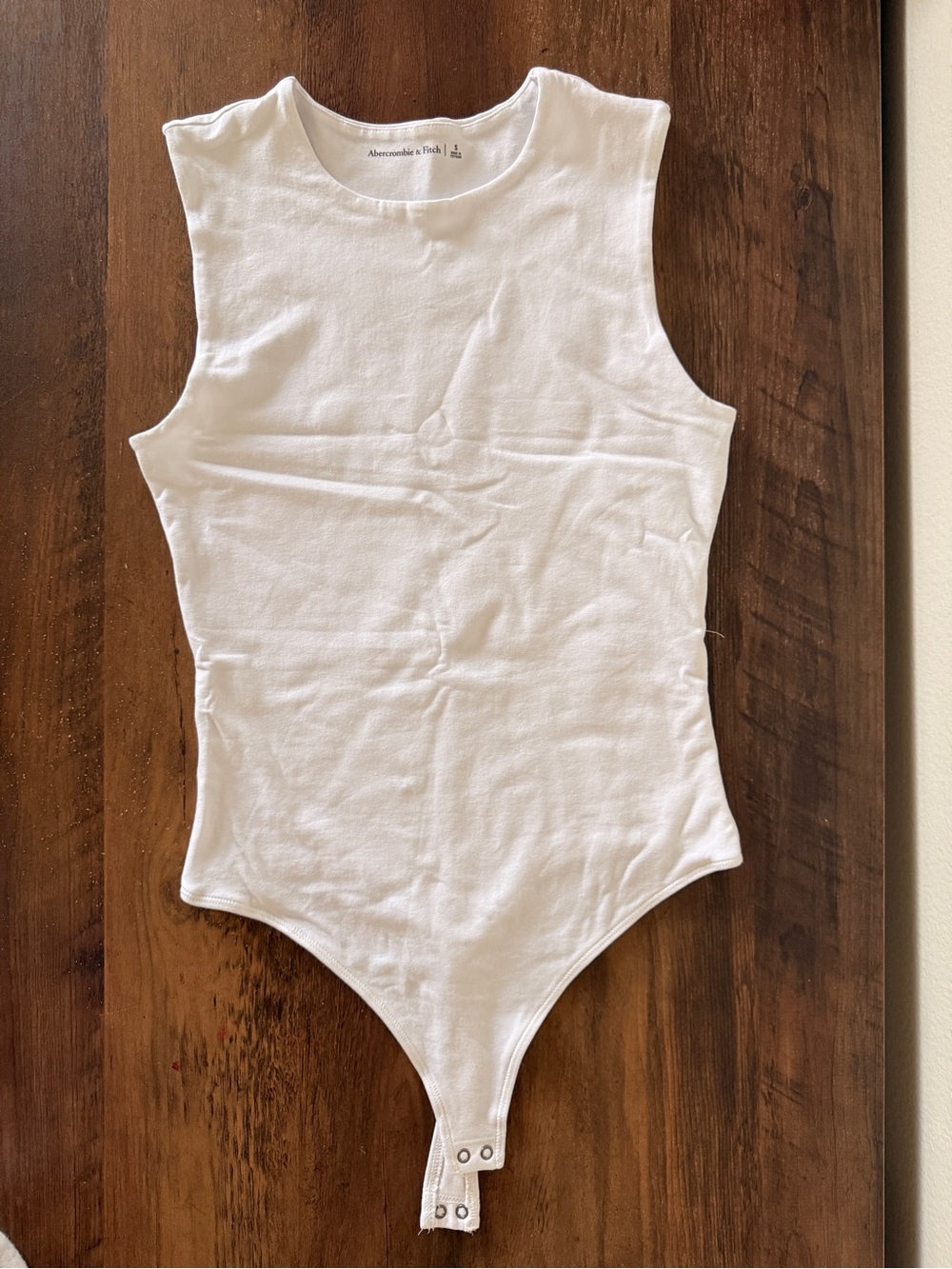 Abercrombie White One-Piece Bodysuit